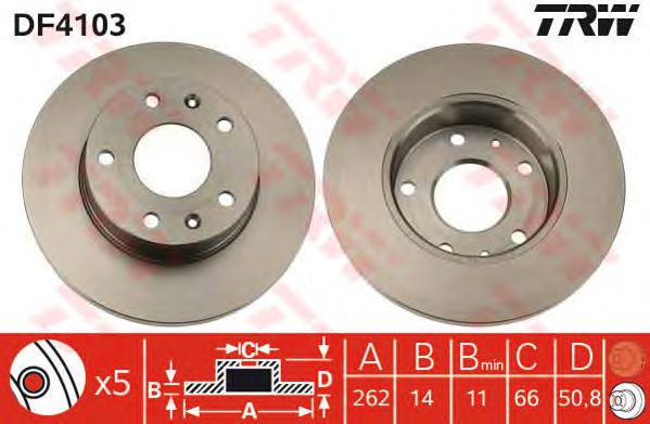 Disc frana LAND ROVER FREELANDER 2/98-