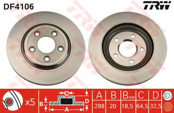 Disc frana JAGUAR XJ 03-