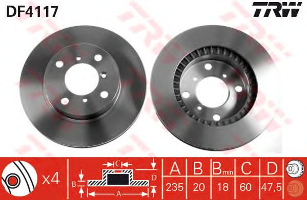 Disc frana SUZUKI BALENO 95-02