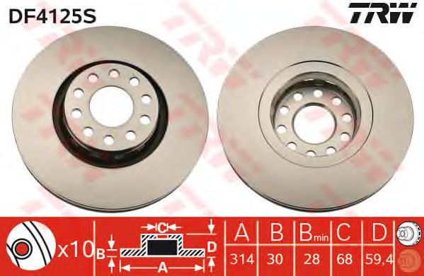 Disc frana VW A8