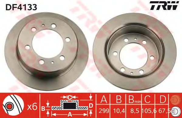 Disc frana DAEWOO MUSSO