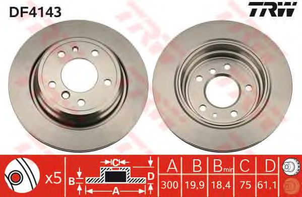 Disc frana BMW E34 88-97