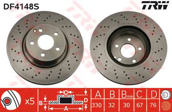 Disc frana MERCEDES-BENZ W220 98-