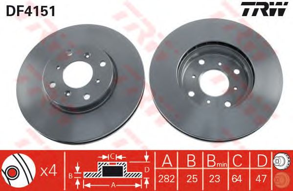 Disc frana HONDA ACCORD 98-