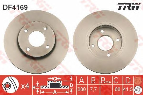 Disc frana NISSAN PRIMERA 96-