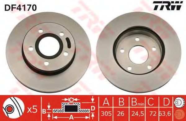 Disc frana JEEP CHEROKEE