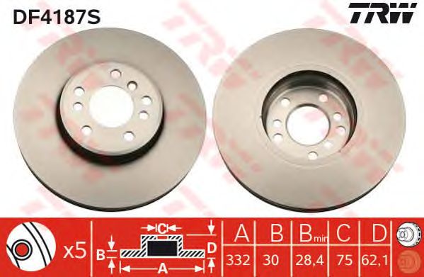 Disc frana BMW E53 X5 00-