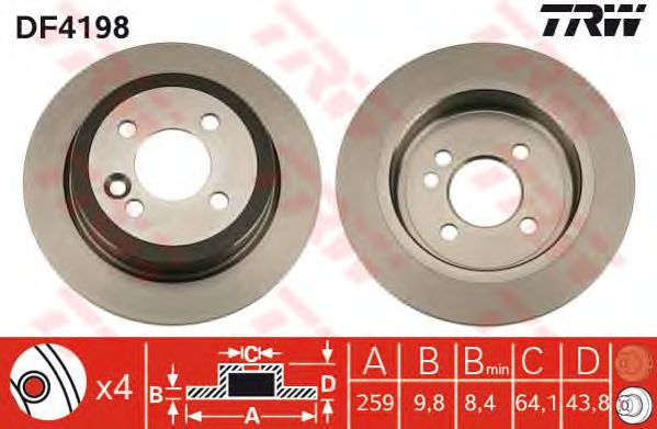 Disc frana MINI COOPER/ONE