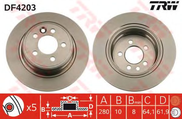 Disc frana ROVER 75