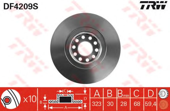 Disc frana VW A6/A8