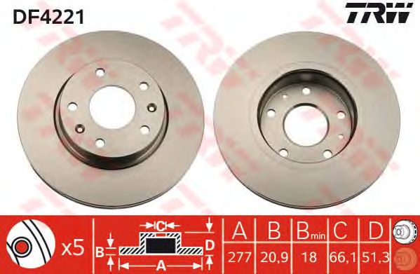 Disc frana LAND ROVER FREELANDER