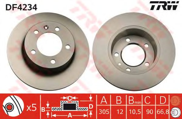 Disc frana OPEL/RENAULT MASTER