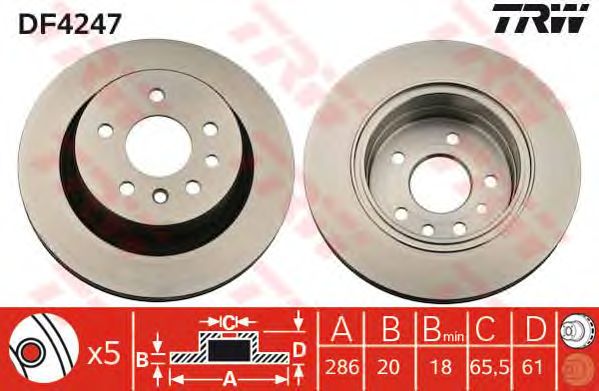 Disc frana OPEL OMEGA