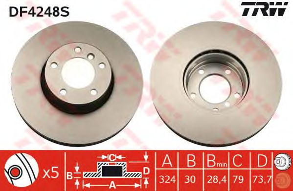 Disc frana BMW E39 96-