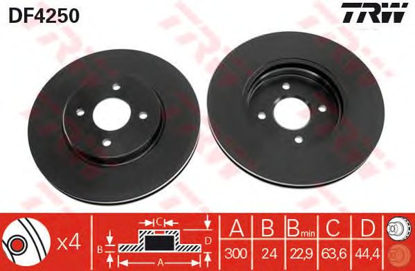 Disc frana FORD FOCUS