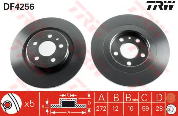 Disc frana PEUGEOT 807/C8