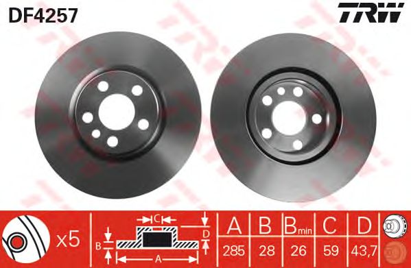 Disc frana PEUGEOT 807/C8