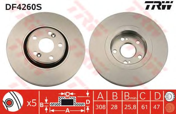 Disc frana RENAULT ESPACE