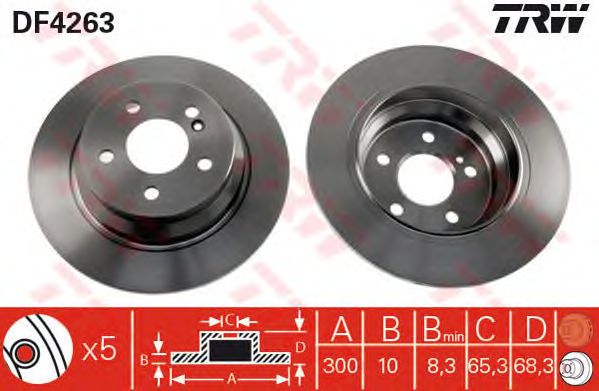 Disc frana MERCEDES-BENZ W211 02-