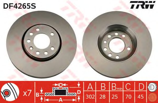 Disc frana OPEL VECTRA C