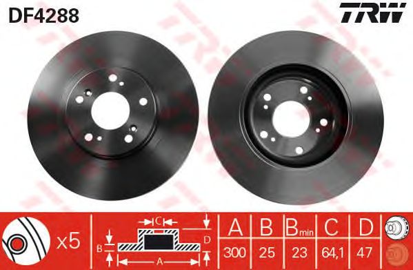 Disc frana HONDA CIVIC