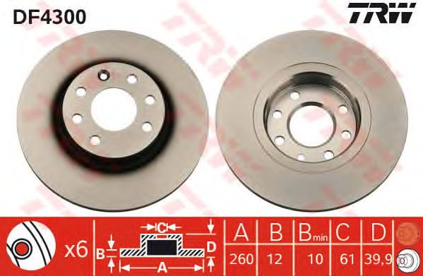 Disc frana VOLVO 440/460