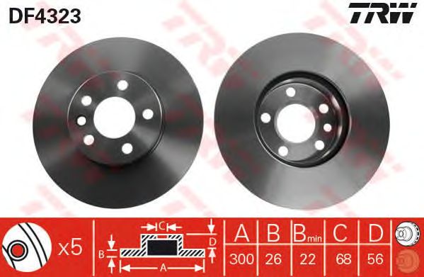 Disc frana VW T4 98-