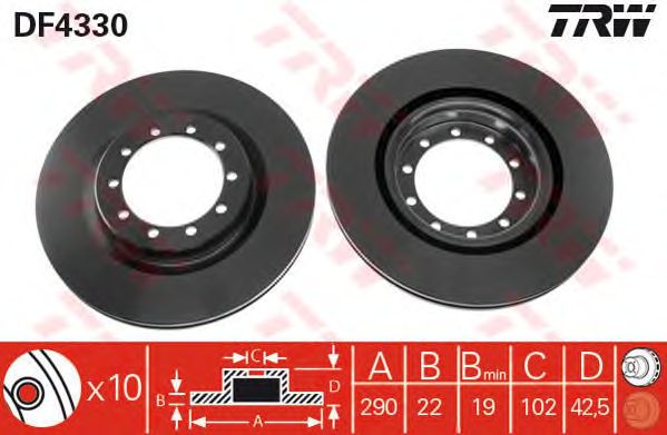 Disc frana RENAULT MASCOTT