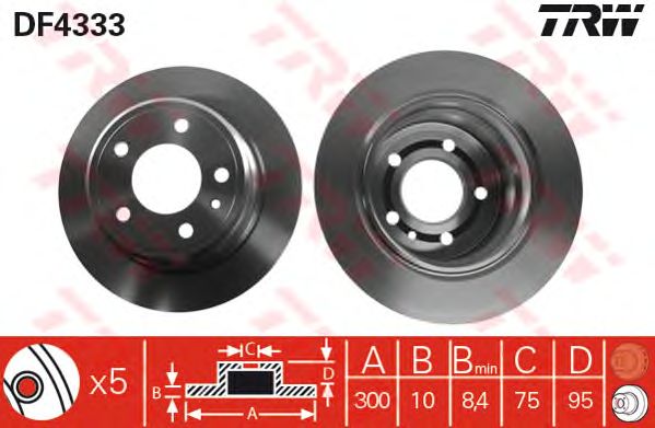 Disc frana BMW E34 525 91-97