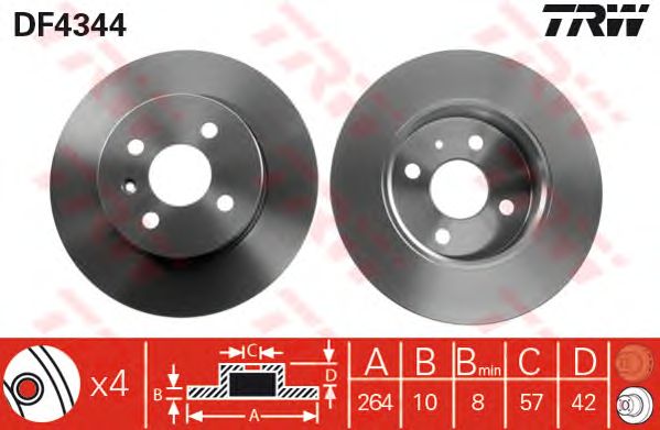 Disc frana OPEL MERIVA