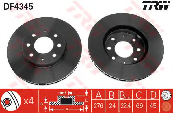 Disc frana MITSUBISHI