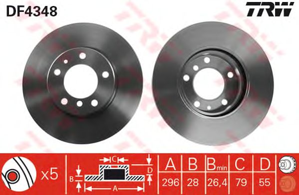 Disc frana BMW E34 91-97