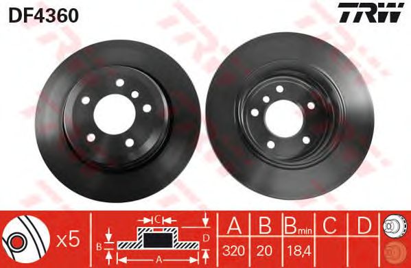 Disc frana BMW E60/E61