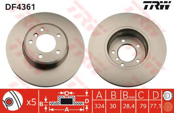 Disc frana BMW E60/E61