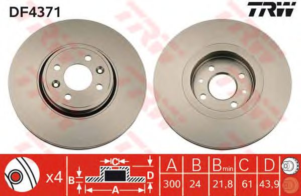 Disc frana RENAULT SCENIC