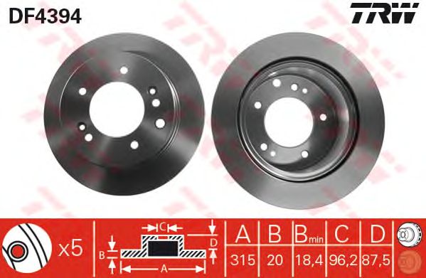 Disc frana KIA SORENTO