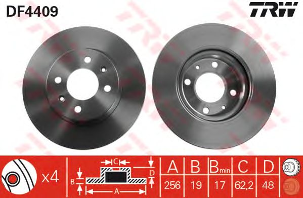 Disc frana HYUNDAI GETZ 02-