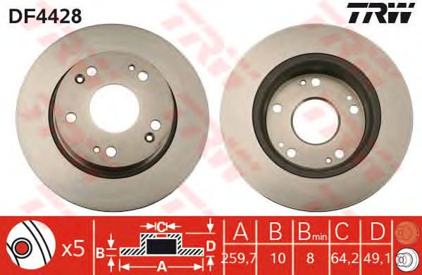 Disc frana HONDA ACCORD