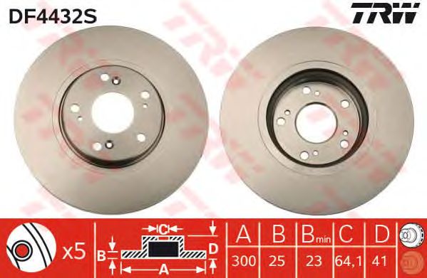 Disc frana HONDA ACCORD 03-