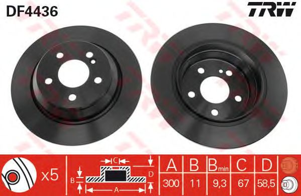 Disc frana MERCEDES-BENZ W220 98-05