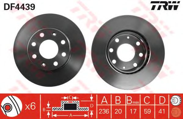 Disc frana CHEVROLET AVEO 04- 13"/KALOS/SPARK