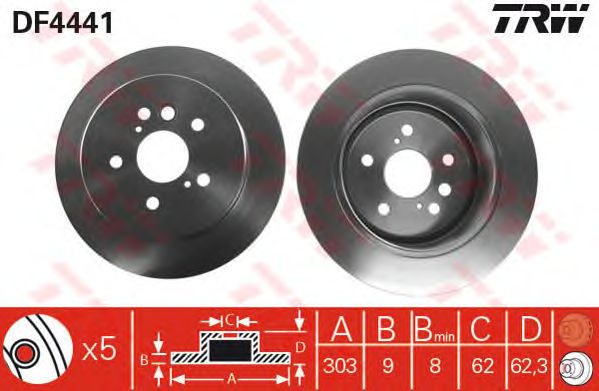 Disc frana TOYOTA RAV4