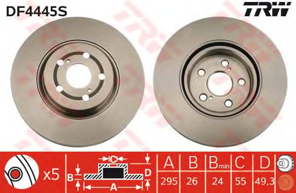 Disc frana TOYOTA AVENSIS