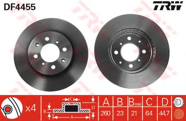 Disc frana HONDA CIVIC