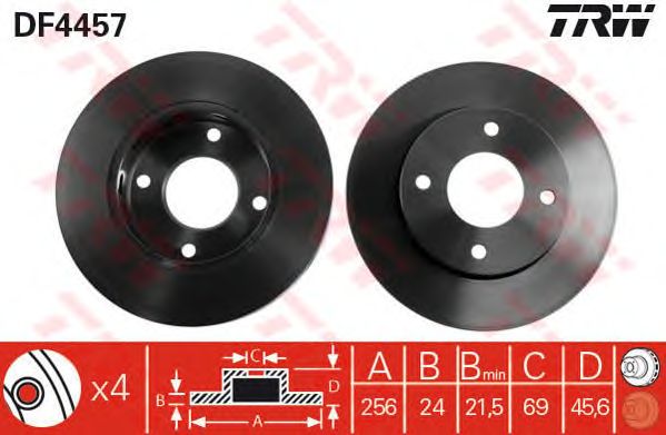 Disc frana MITSUBISHI COLT