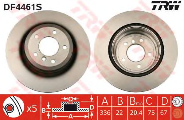 Disc frana BMW E90 05-