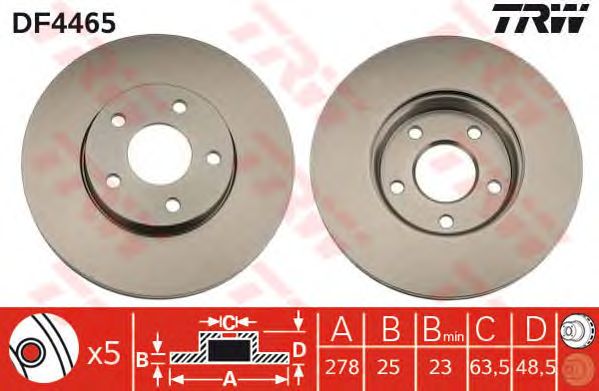 Disc frana VOLVO S40/V40