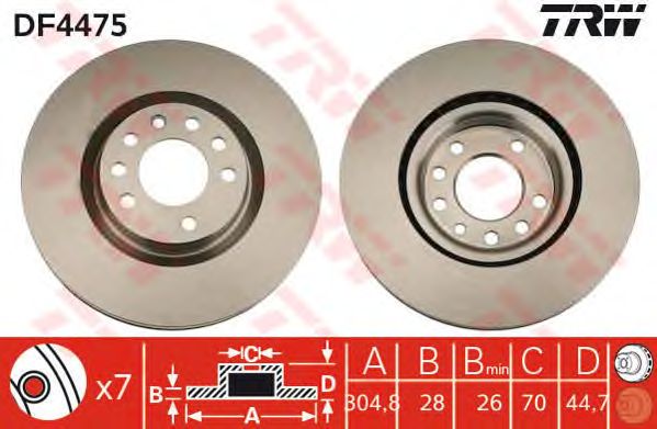 Disc frana FIAT CROMA 05-