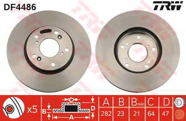 Disc frana HONDA CR-V