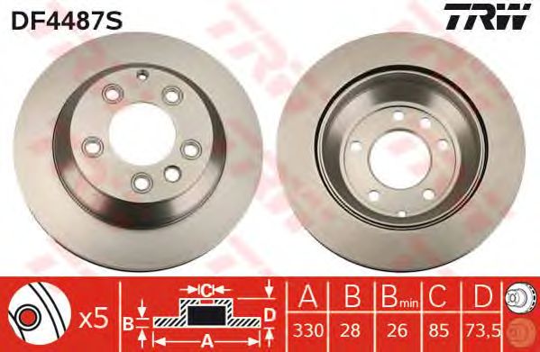 Disc frana PORSCHE CAYENNE